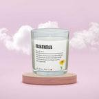 Personalised Nanna Flower Noun Candle | Gifts for Nanna | Nanna Noun Message | Best Nanna Gifts | Gifts for Grandma | To My Nanna Gift | Nan Etsy