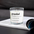 Grandad Noun Message Personalised Candle Gift | Appreciation Gift for Grandad | Gramps Thank You Gift | Any Message Personalised Candle Gift Etsy