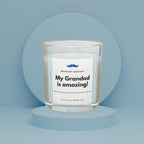 My Grandad is Amazing Personalised Candle Gift | From Grandkids Gift | Grandad Appreciation Gift | Grandad Thank You | Grandad Message Gifts Etsy