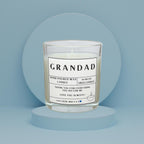 Grandad Message Personalised Candle in Glass Jar | Custom Message Gift | Grandad Birthday Gift | Thank You Grandad Custom Message Candle Etsy