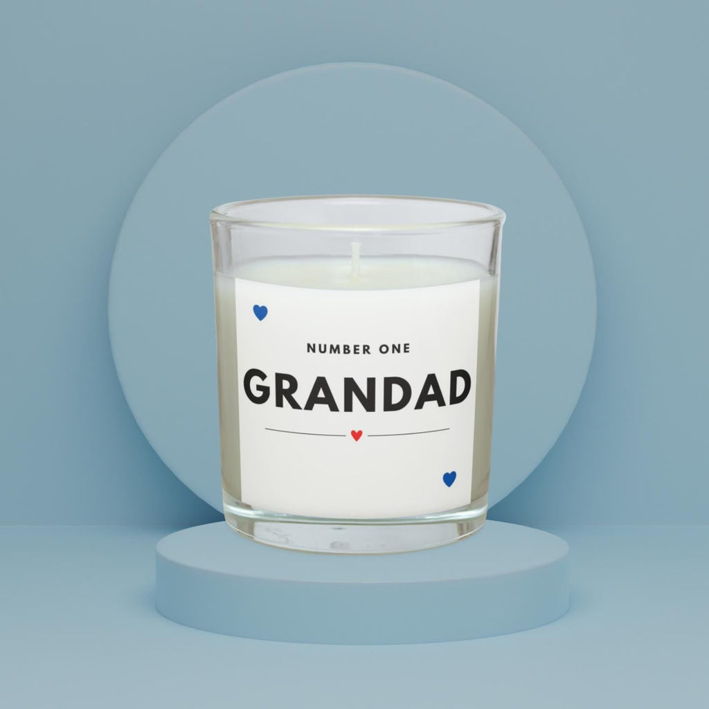 Number One Grandad Personalised Candle Gift | Best Grandad Gift | Grandad Appreciation | Thank You Grandad Candle | Gift from Grandchildren Etsy