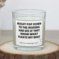 Funny Floats my Boat Personalised Candle | Fun Message Candle Gift | Novelty Rude Adult Joke | Cheeky Gift for Friends | Funny Secret Santa Etsy