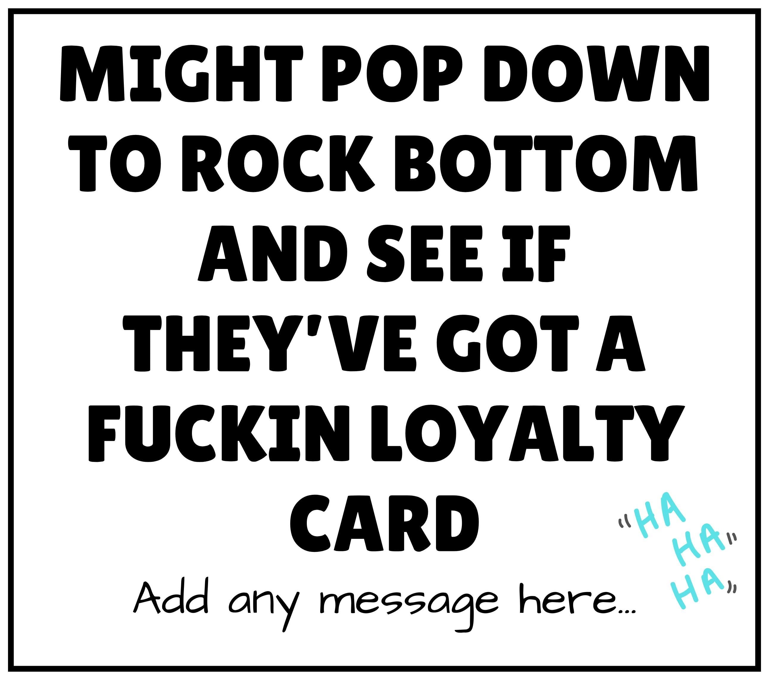 Funny Rock Bottom Personalised Candle | Funny Gift to Cheer Up Friend | Work Friend Gift | Funny Adult Quote Gift | Funny Sarcastic Meme Etsy