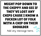 Funny Chip on Shoulder Personalised Candle | Funny Message Gift | Novelty Meme Candle | Sarcastic Humour | Work Friend | Funny Office Gifts Etsy