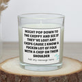 Funny Chip on Shoulder Personalised Candle | Funny Message Gift | Novelty Meme Candle | Sarcastic Humour | Work Friend | Funny Office Gifts Etsy