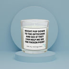 See the Point Funny Personalised Candle | Funny Opticians Meme | Novelty Fun Gift for Friend | Work Friend Joke | Funny Christmas Presents Etsy