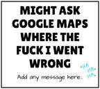Sarcastic Where I Went Wrong Candle | Funny Google Maps Meme | Novelty Gift for Friend | Funny Message Gift | Mental Health Humour Candle Etsy