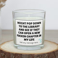 New Chapter Funny Personalised Candle | Novelty Life Struggles Gift | Bright Side of Life Candle Gift | Funny Thoughtful Gift | Message Gift Etsy