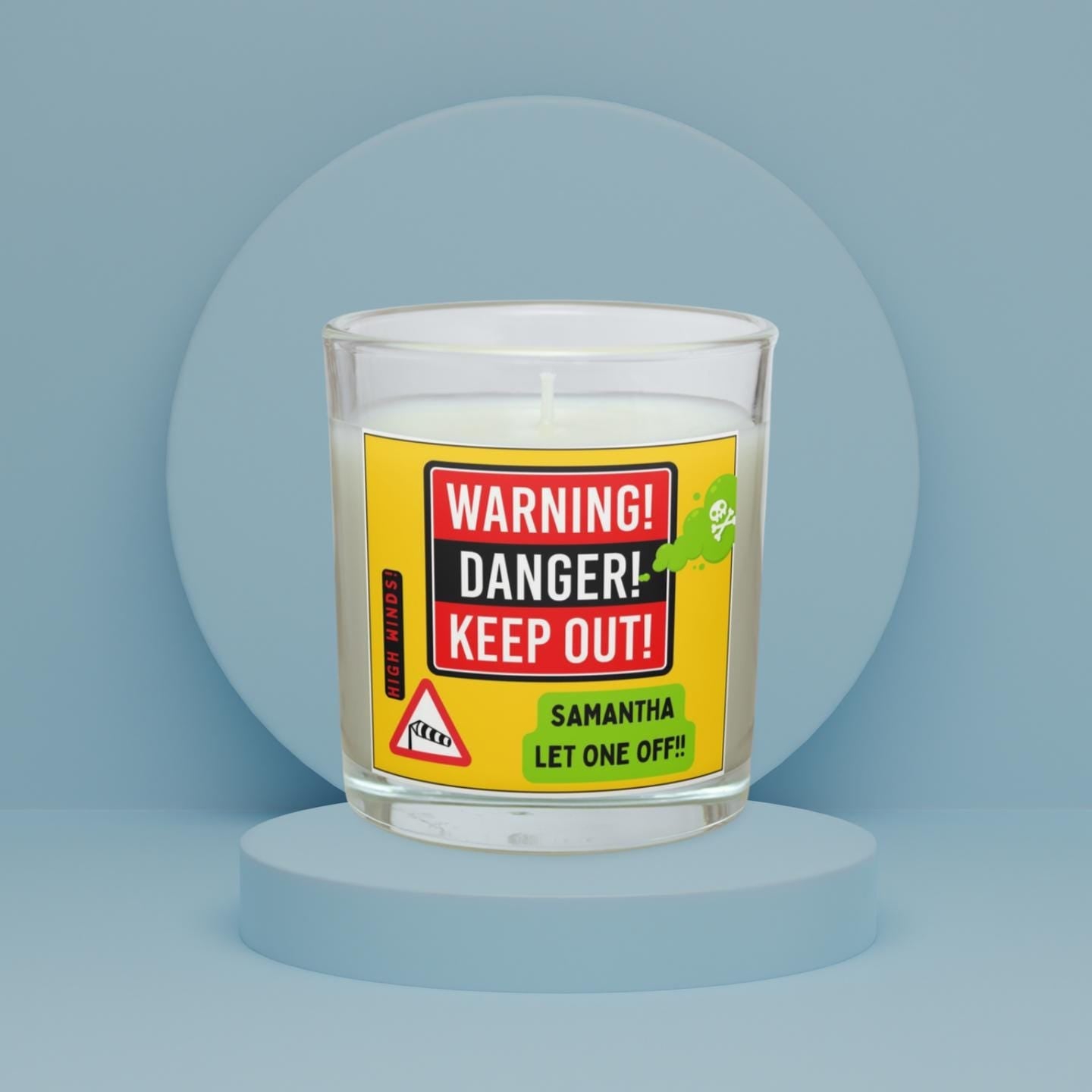Fart Warning Danger Candle | Funny Candle | Funny Fart Gift | Smelly Dog Fart Joke | Novelty Toilet Joke Gift | Dad Joke | Teenager Fart Etsy