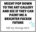 Brighter Future Funny Joke Candle | Sarcastic Funny Joke Candle | Funny Adult Candle | Gift for Friends | Work Friend Gift | Secret Santa Etsy