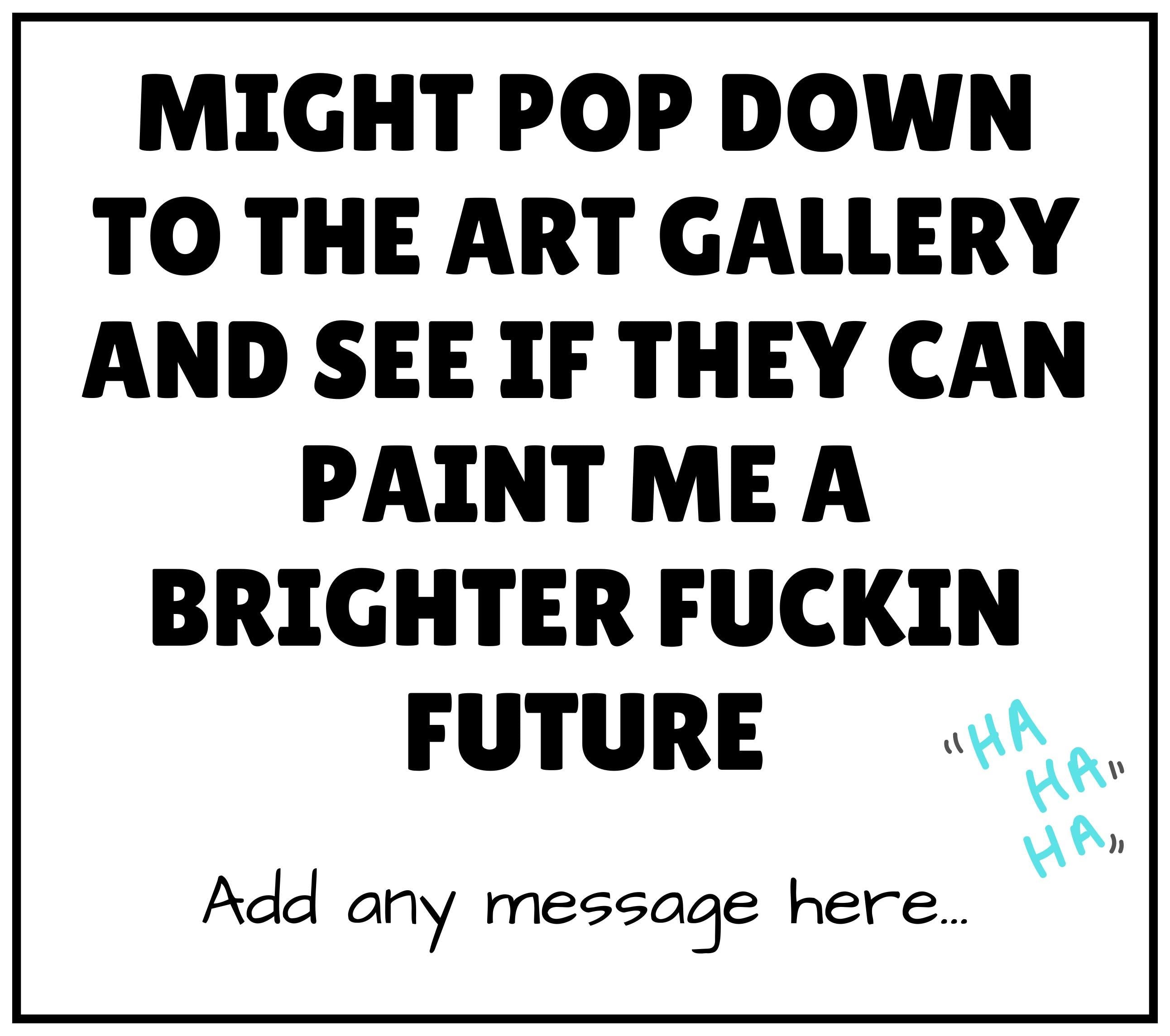 Brighter Future Funny Joke Candle | Sarcastic Funny Joke Candle | Funny Adult Candle | Gift for Friends | Work Friend Gift | Secret Santa Etsy