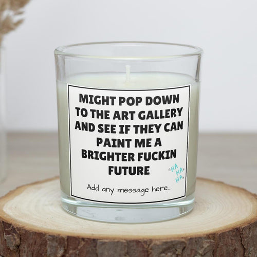 Brighter Future Funny Joke Candle | Sarcastic Funny Joke Candle | Funny Adult Candle | Gift for Friends | Work Friend Gift | Secret Santa Etsy