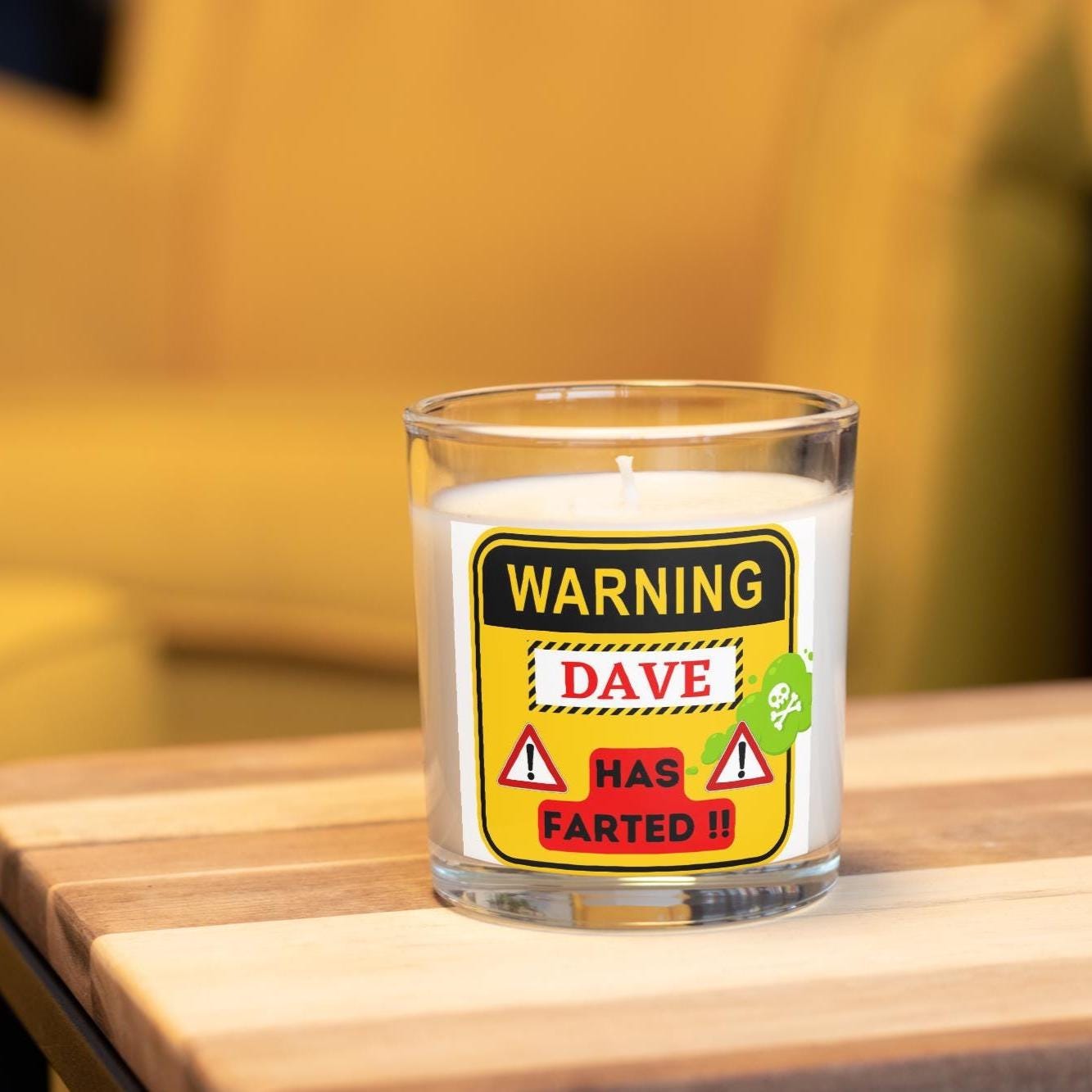 Fart Warning Sign Candle | Funny Candle | Funny Gift | Funny Fart Candle | Funny Fart Joke | Toilet Joke Gift | Farted Joke | Dog Fart Joke Etsy