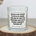 Funny Rats Joke Personalised Candle | Sarcastic Fake Friends Joke Gift | Office Banter | Secret Santa | Funny Meme Quote Candle | Sassy Gift Etsy