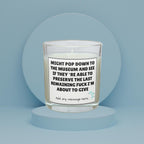 Funny Last Fuck Candle | Last Fuck Quote Gift | Personalised Last Fuck Meme | Funny Office Gift | Gift for Her | Gift for Him | Secret Santa Etsy
