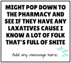 Full of Shit Funny Joke Candle | Funny Sarcastic Gift for Friends | Laxatives Joke Gift | Secret Santa Rude Gift | Shite Joke Candle Gifts Etsy