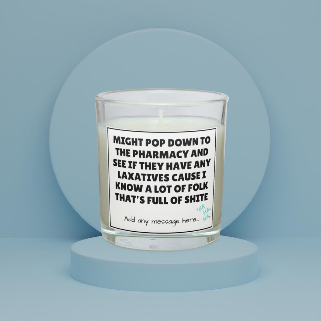 Full of Shit Funny Joke Candle | Funny Sarcastic Gift for Friends | Laxatives Joke Gift | Secret Santa Rude Gift | Shite Joke Candle Gifts Etsy