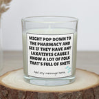 Full of Shit Funny Joke Candle | Funny Sarcastic Gift for Friends | Laxatives Joke Gift | Secret Santa Rude Gift | Shite Joke Candle Gifts Etsy