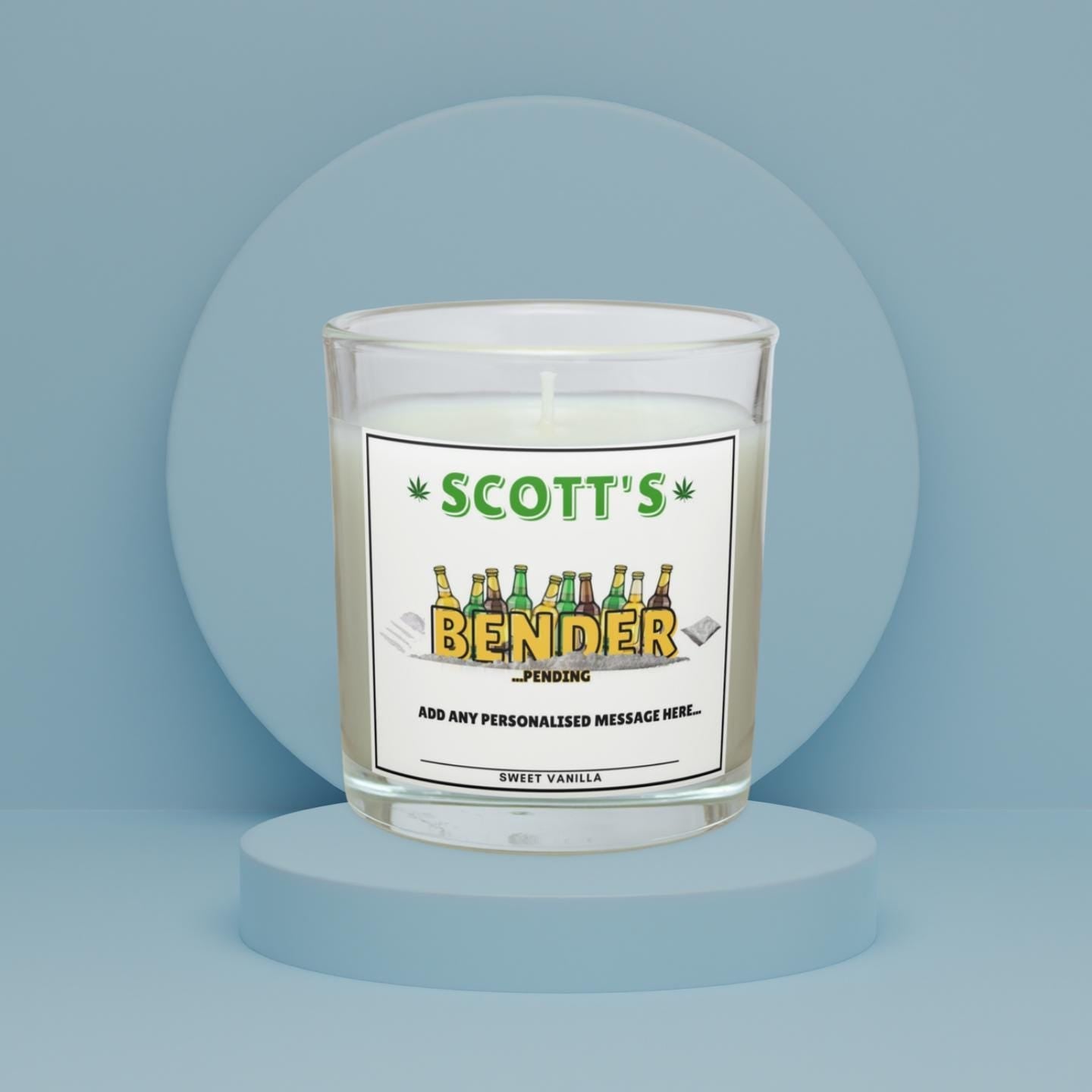 Bender Loading Personalised Candle | Funny Party Gift | Novelty Boyfriend Candle | Sesh Gifts | Stag Party | Adult Night Out Gift | Fun Gift Etsy