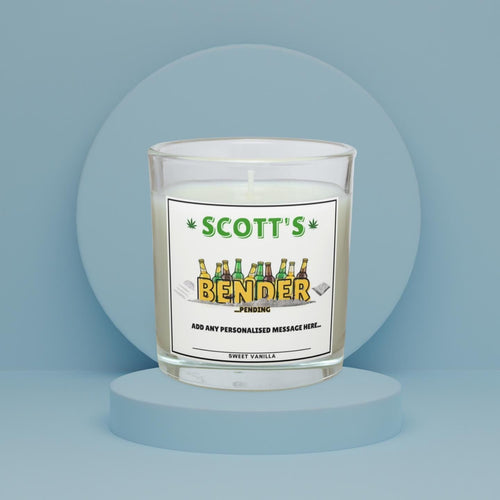Bender Loading Personalised Candle | Funny Party Gift | Novelty Boyfriend Candle | Sesh Gifts | Stag Party | Adult Night Out Gift | Fun Gift Etsy