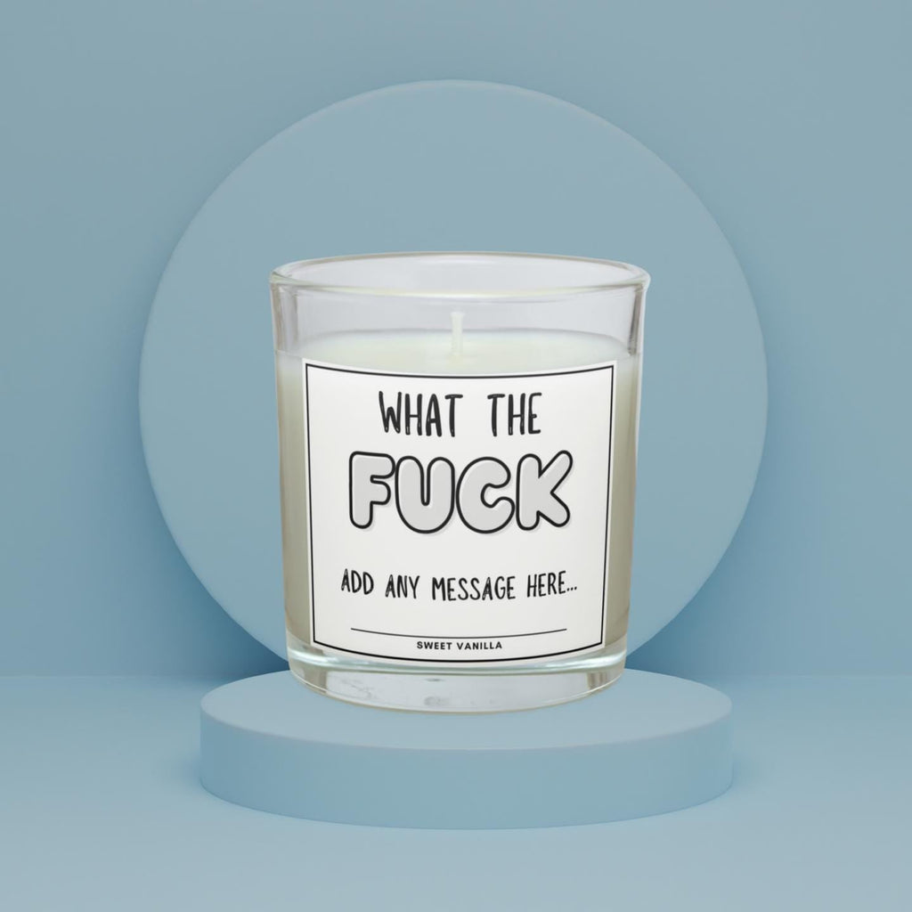 What The Fuck Personalised Candle | Funny Candle | Novelty Gift | What The Fuck Gifts | Funny Adult Gifts | Funny Candle Gift For Friend Etsy