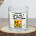 Funny Cocaine Joke Personalised Candle Gift | Novelty House Party Funny Decor | Cocaine Bathroom | Fun Gift for New Home | Drugs Humour Gift Etsy