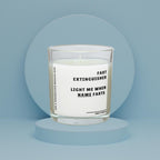 Funny Fart Personalised Candle | Novelty Fart Gift | Funny Joke Gift | Smelly Joke | Funny Gift for Dad | Brother Gift | Funny Home Decor Etsy