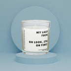 Novelty Last Fuck Personalised Candle | Funny Gift for Friend | Novelty Adult Gift | Funny Co Worker Gift | My Last Fuck Message Candle Gift Etsy