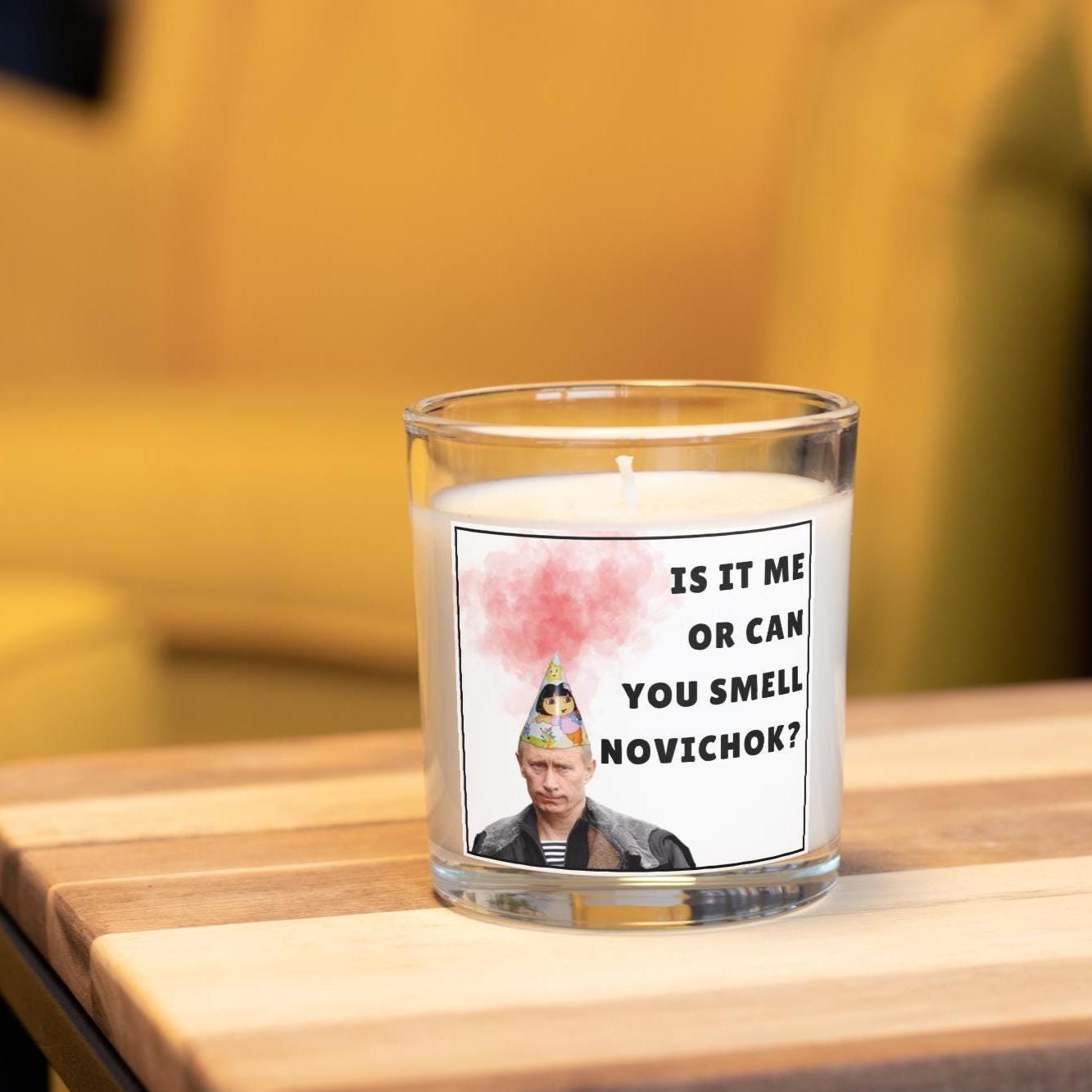 Novichok Russia Personalised Candle | Funny Candle | Dark Humour | Funny Gifts | Rude Gifts | Russia Novelty | Putin Novelty Gifts Christmas Etsy