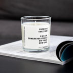 Funny New Job Personalised Candle Gift | Work Friend Leaving Gift | Funny Work Friend | New Job Candle | Colleague Leaving Gift Message Gift Etsy