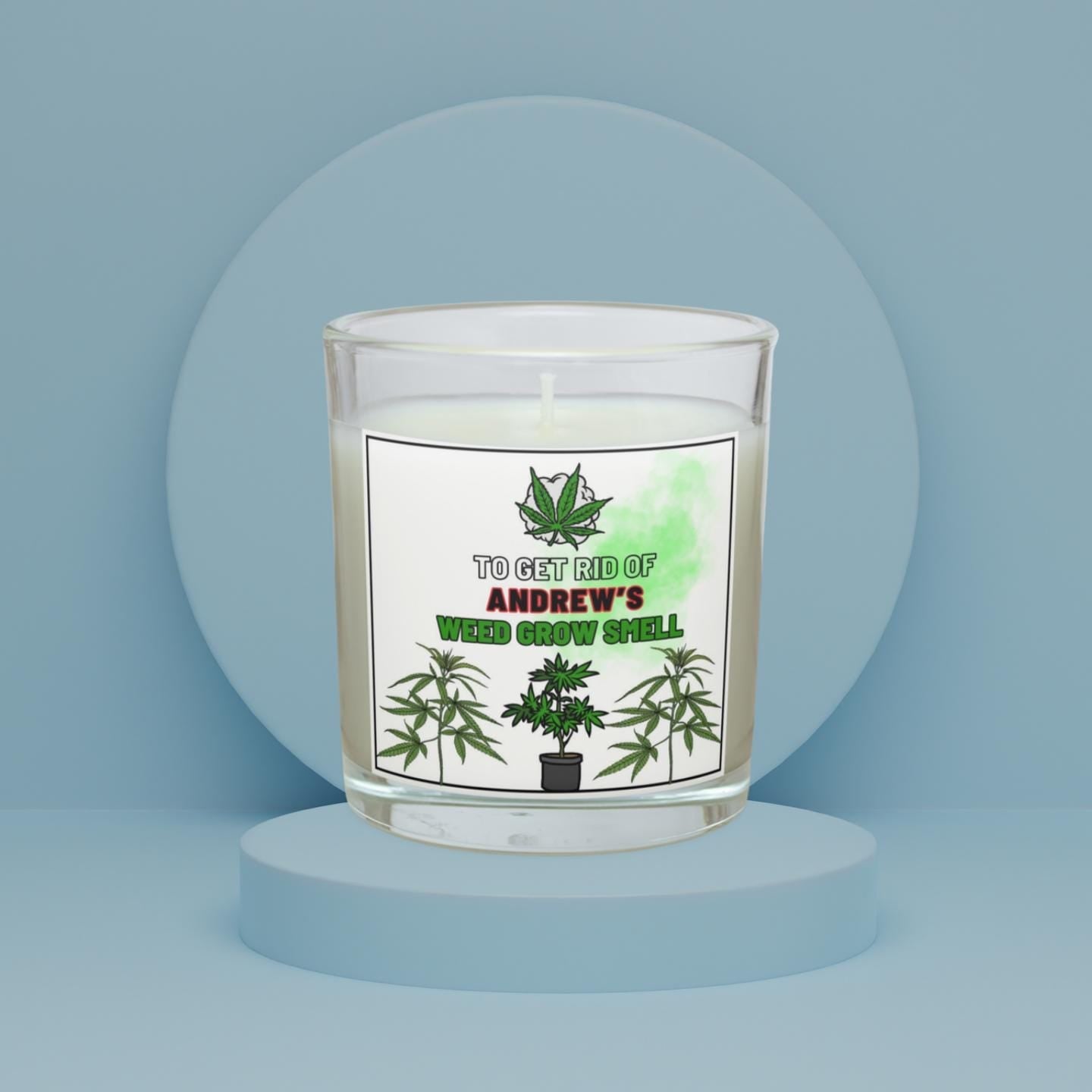Weed Grow Personalised Candle | Stoner Gift | Funny Cannabis Farm Gift | Funny Gifts for Weed Smokers | Boyfriend | Brother | Cultivation Etsy