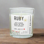 Girlfriend Happy Birthday Personalised Candle Gift | Any Message Birthday Candle | Happy Birthday Girlfriend Message Gift | Birthday Candle Etsy