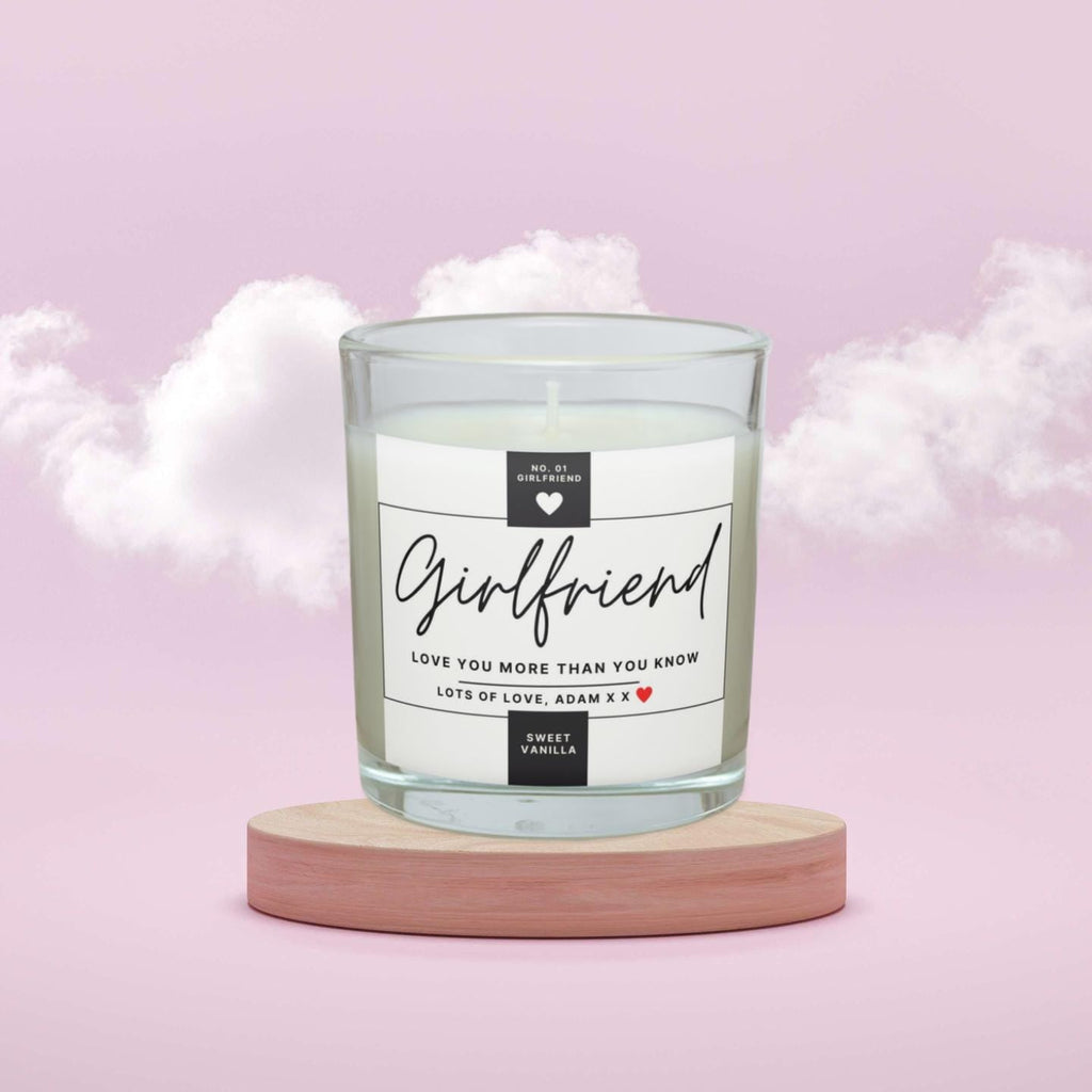 Number One Girlfriend Personalised Candle | Best Girlfriend Gift | Cute Girlfriend Candle | Thoughtful Gift | Christmas | Girlfriend Message Etsy