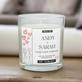 Cute Relationship Personalised Candle Gift | Valentine's Gift | Gift for Couples | Anniversary Candle Gift | Love Message Personalised Gift Etsy