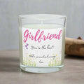 Girlfriend, You're the best Personalised Candle | Girlfriend Message Gift | Girlfriend Anniversary | Girlfriend Birthday | Christmas Gift Etsy
