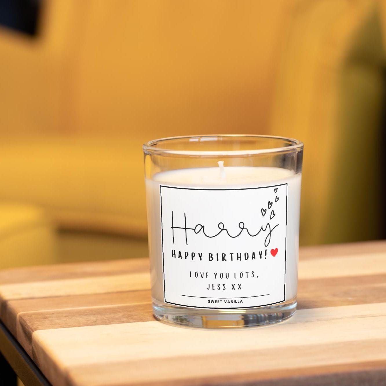 Boyfriend Name Message Personalised Candle Gift | Cute Gift for Boyfriend | Love You Gift | Thoughtful Candle Gift for Husband or Boyfriend Etsy