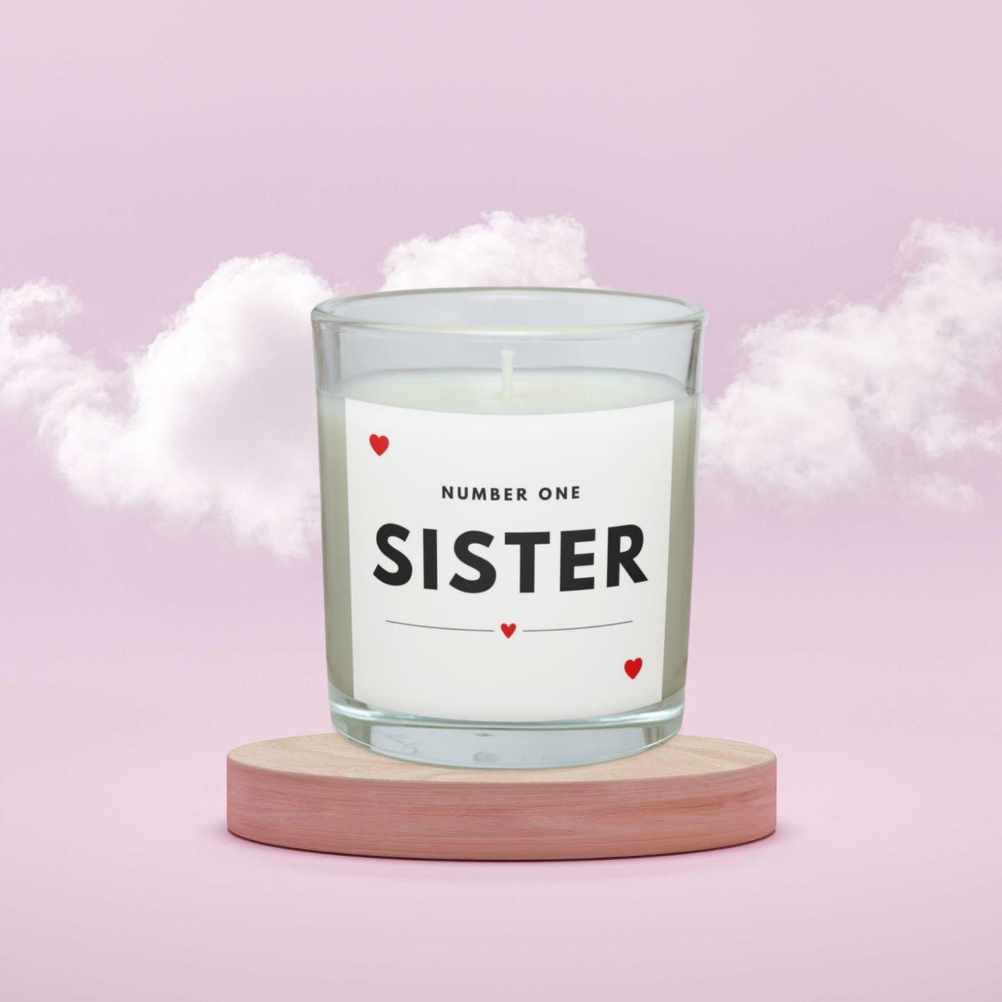 Number One Sister Personalised Candle | Gift for Sister | Thank You Sister | Sister Birthday | Sister Appreciation Gift | Christmas Gift Etsy