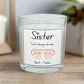 Sister Best Friend Gift Personalised Candle | Sister, you'll always be my Bestie | Gift for Sister | Sister Birthday Gift | Sister Christmas Etsy