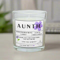 Auntie Message Personalised Candle Gift | Aunty Quote Message Gift | Auntie Birthday | Just Because | Love You Aunt Candle | Thank You Aunty Etsy