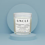 Uncle Name Message Personalised Candle Gift | Uncle Message | Thank You Uncle | Uncle Birthday | Uncle Christmas | Best Custom Uncle Gifts Etsy