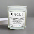 Uncle Name Message Personalised Candle Gift | Uncle Message | Thank You Uncle | Uncle Birthday | Uncle Christmas | Best Custom Uncle Gifts Etsy