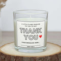 From Me To You Thank You Candle | Gift for Her | Appreciation Gift | Me to You Thank You | Thank You Heart Gift | Best Thank You Candle Gift Etsy
