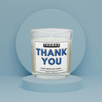 Thank You Name Personalised Candle Gift | Best Thank You Gifts for Him | Personalised Thank You Message | Appreciation Candle Gift for Him Etsy