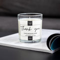 Thank You Gift | Personalised Candle | Elegant Thank you Candle | Name Message Appreciation Gift | Thoughtful Thank You Candle | Any Message Etsy