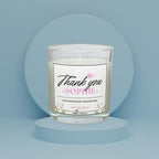 Thank You Message Candle Gift for Her | Thank You Personalised Candle | Best Thank You Candle Gift | Custom Thank You Message Soy Wax Candle Etsy