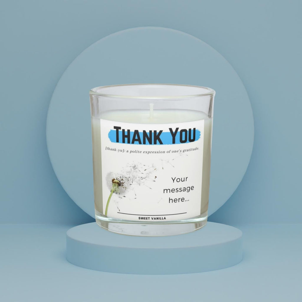 Thank You Noun Gift for Him | Personalised Thank You Candle | Gift for Boyfriend | Son | Work Friend | Uncle | Dad | Grandad | Noun Message Etsy