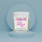 Thank You For Being You Gift for Her | Personalised Thank You Candle | Gift for Her| Best Friend Appreciation Candle | Sister | Mum | Auntie Etsy