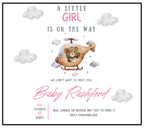 A Little Girl's On The Way Personalised Candle | Baby Girl Announcement Gift | Baby Shower Décor | Baby Due Date Candle | Expecting Parent Etsy