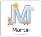 Baby Boy Name Initial Personalised Candle | Newborn Baby Boy Gift | Nursery Decoration | Gift for New Parent | Personalised New Baby Gifts Etsy