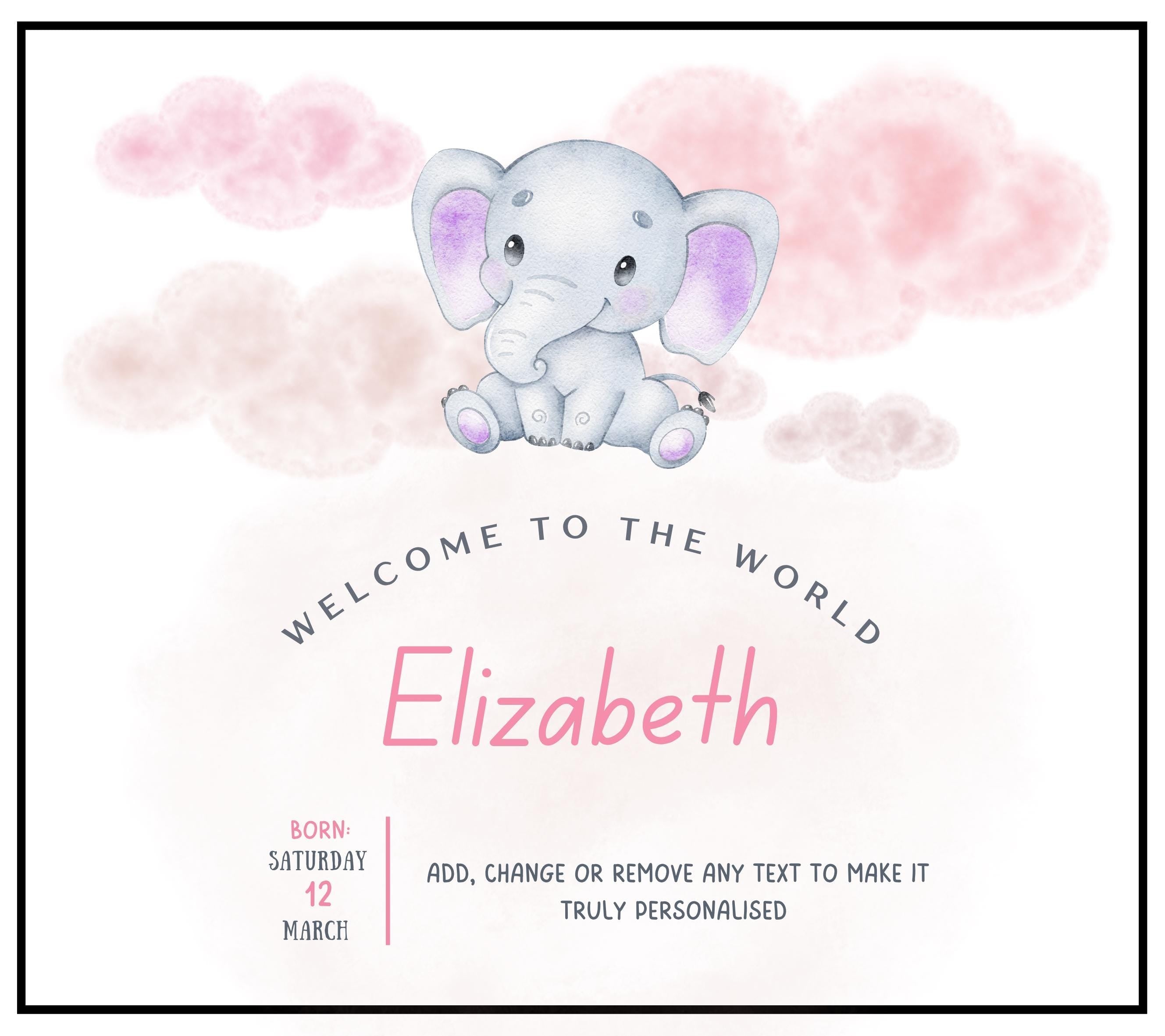 Newborn Baby Girl Keepsake Gift | Personalised Baby Girl Candle | Gift for New Parents | Nursery Keepsake Candle | Gift for New Grandparents Etsy